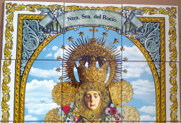 Azulejo nuestra Señora del Rocio