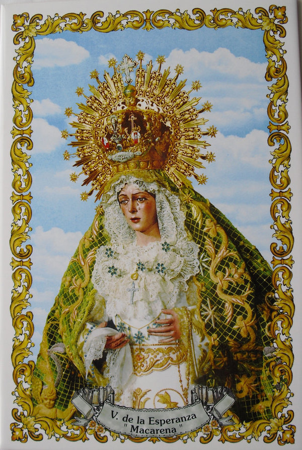Azulejo Virgen de la Esperanza Macarena