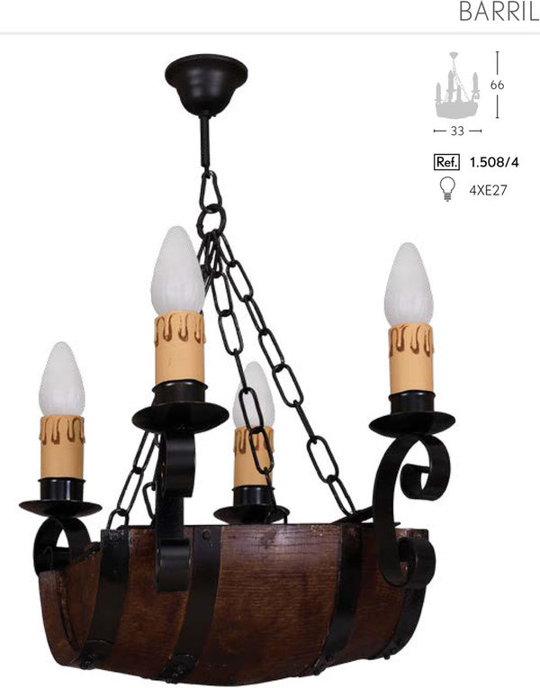 4-LIGHT BARREL LAMP (66X33)
