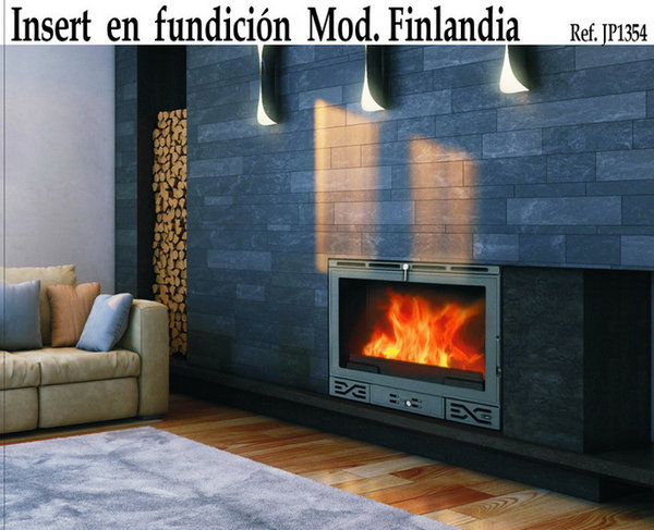 Hogar insertable de fundición Modelo Finlandia - JP1354