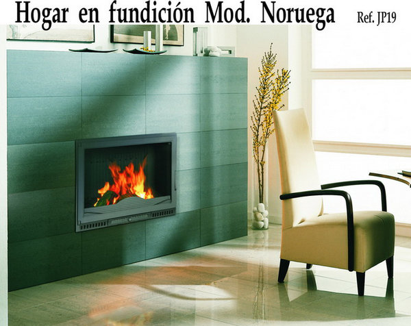 Hogar insertable de fundición Modelo Noruega - JP19