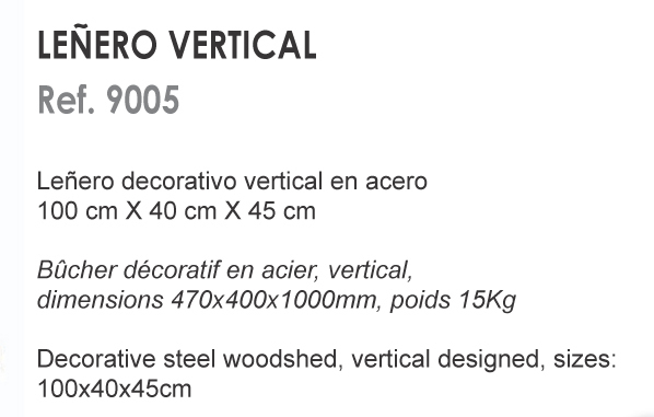 Leñero Vertical - 9005