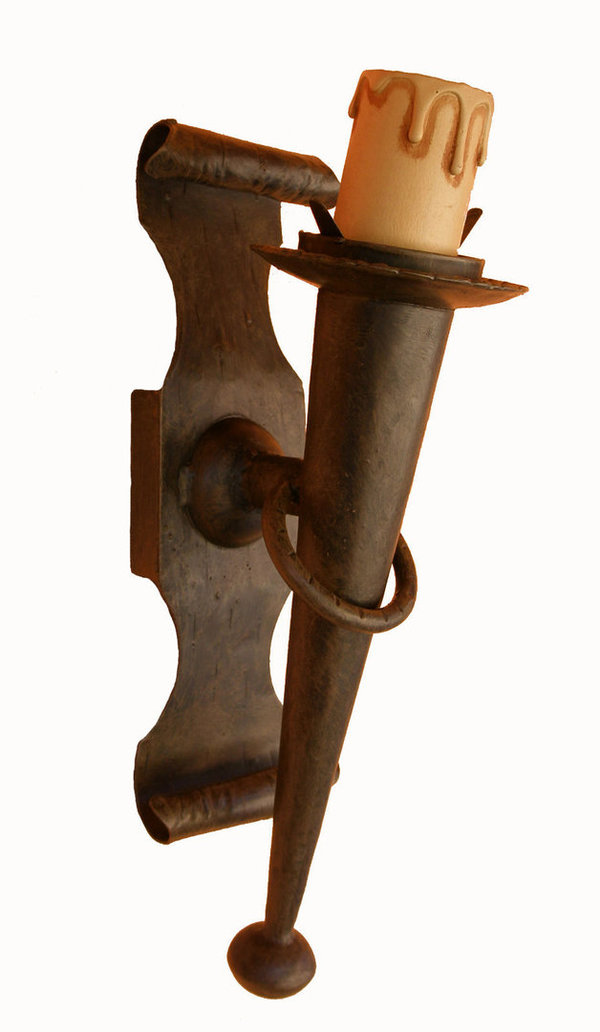 Forge wall light medieval torch 1 light - AP5
