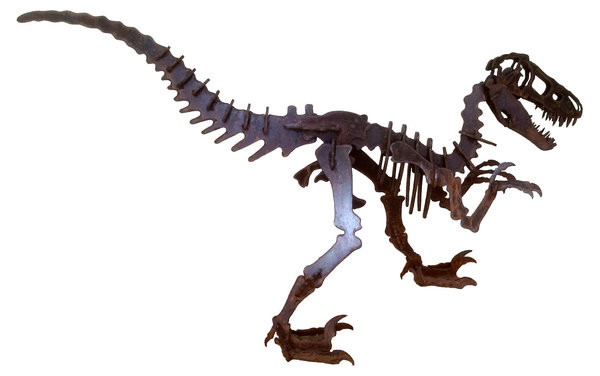 Escultura Dinosaurio T-Rex 3D de forja. Alto 130 cm
