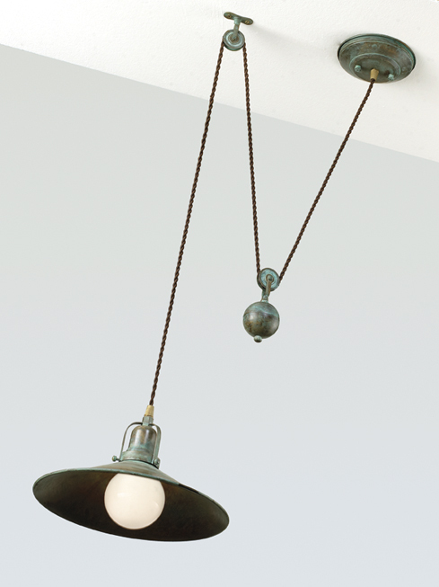 Hanging lamp, up and down, 1 light, Davo