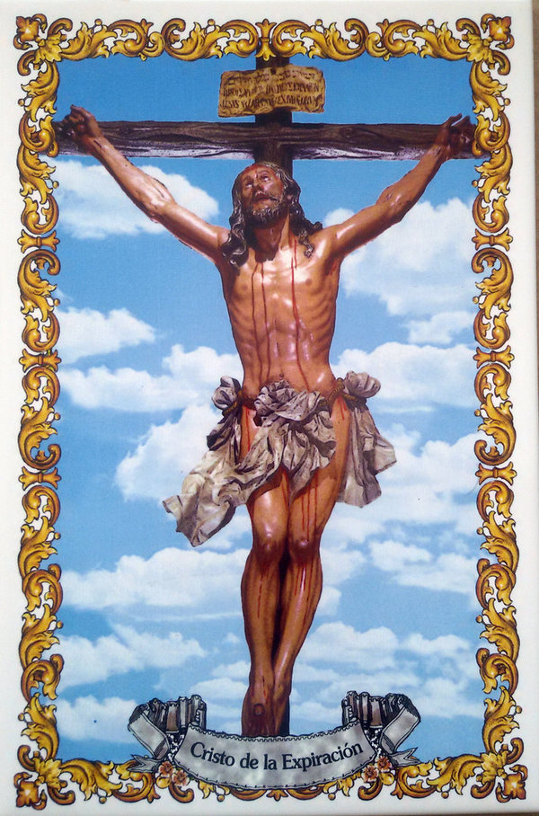 Azulejo cerámica Cristo de la Expiración
