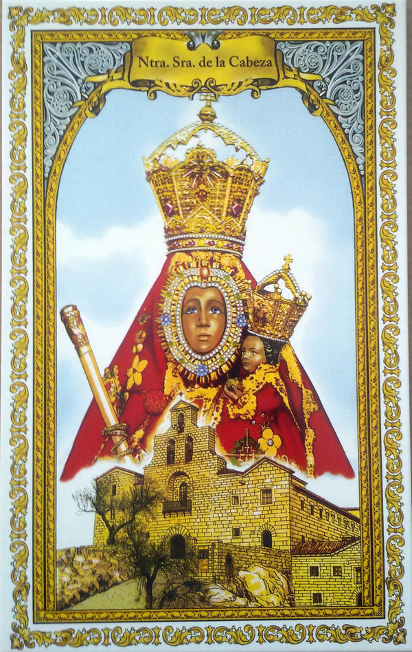 Azulejo cerámica Virgen de la Cabeza - 1