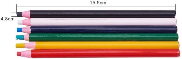 6 Piezas de Lápiz de Marcado de Costura de Color