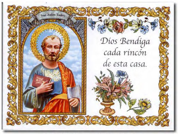 AZULEJO DIOS BENDIGA...San Judas Tadeo
