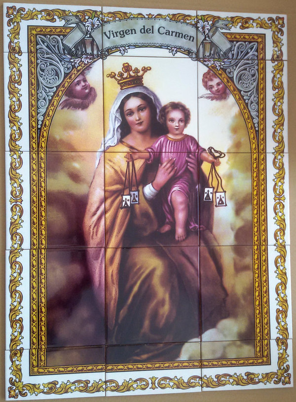 Virgen Carmen Mosaico